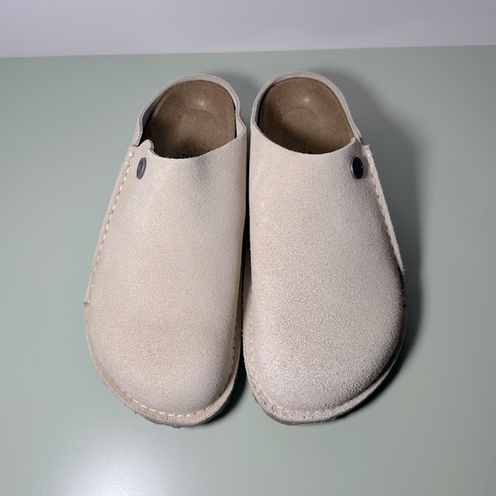 Birkenstock Zermatt Premium Suede Leather - Eggshell